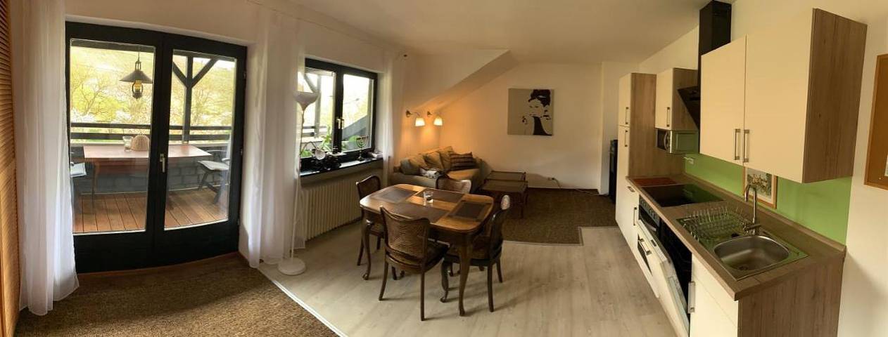 Ferienwohnung für 4 Personen, mit Balkon und Terrasse sowie Ausblick in Pünderich - 4