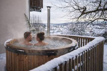 Ferienwohnung für 4 Personen, mit Whirlpool in Kirchberg im Wald