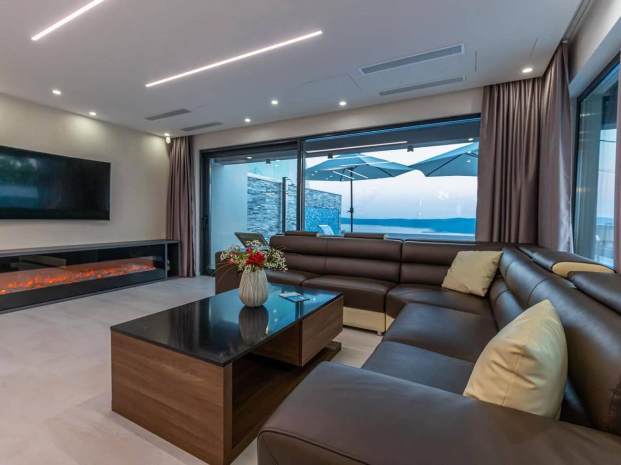 Lorena Stylish Sea View Villa - Four Bedroom Villa with Private Pool in Crikvenica, Primorje-Gorski Kotar