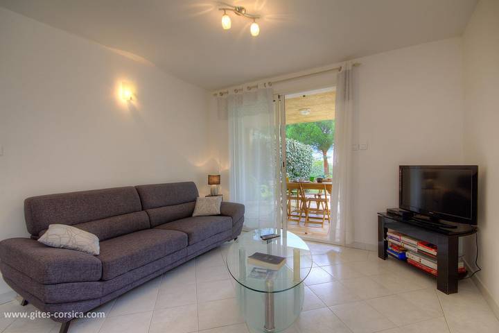 Gîte für 2 Personen, mit Terrasse und Garten sowie Ausblick auf Korsika - 4