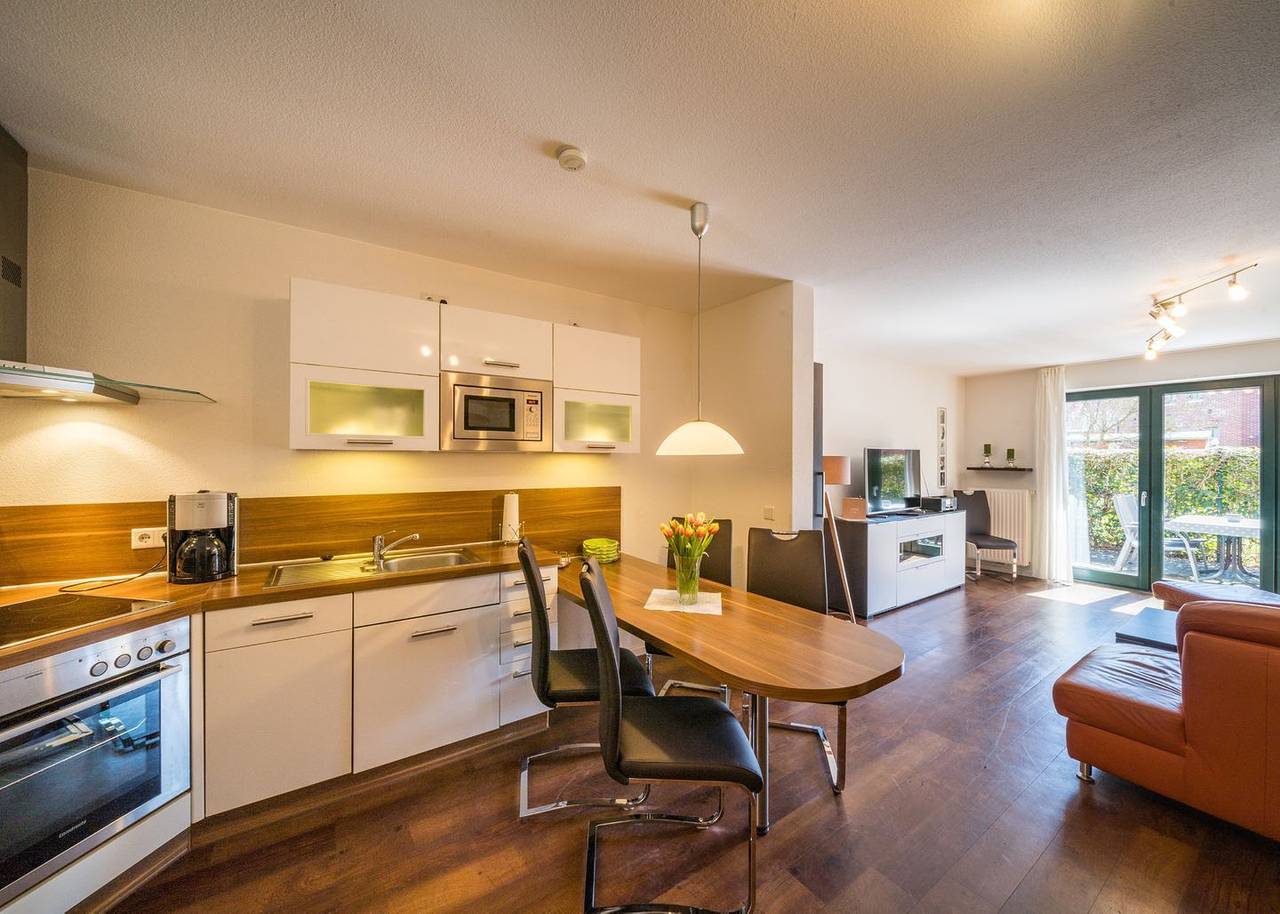 Große, modern eingerichtete Wohnung, perfekt für Familien. in Borkum