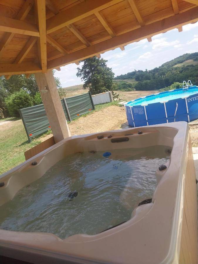 Location de vacances pour 10 personnes, avec vue ainsi que terrasse et piscine, animaux acceptés à Gaudiès - 3