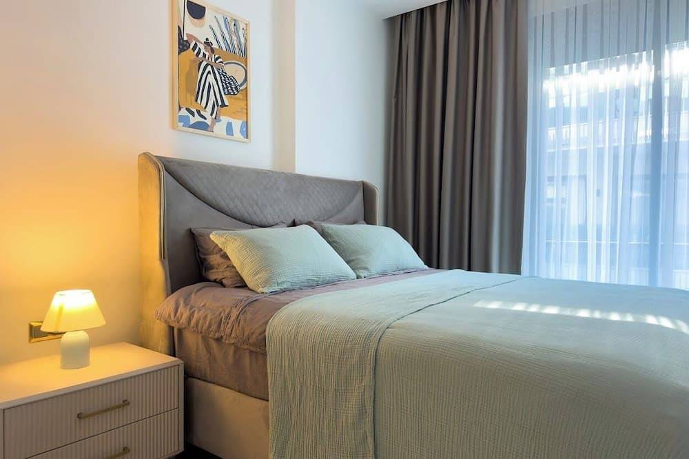 Hel lejlighed, Apartment 1+1 Qoople Legend B27 100 m from the sea in Alanya, Antalya (provins)