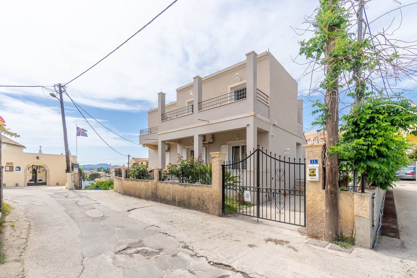 Geheel appartement, Appartement 'Rozario 2' met Wi-Fi en airconditioning in Alepou, Corfu