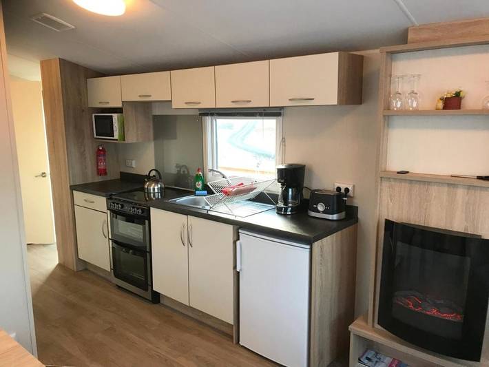 Bungalow für 5 Personen, mit Terrasse und Garten sowie Ausblick in Island - 3