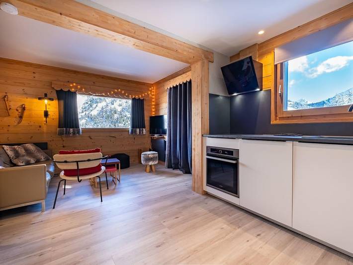 Chalet pour 8 personnes, avec balcon à Les Allues
