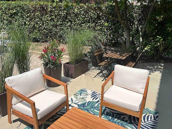 Appartement de vacances pour 2 personnes, avec terrasse et jardin