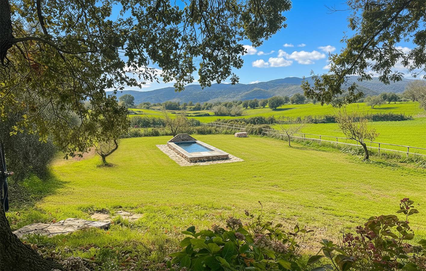 Fiume Fiora Appartement met zwembad en terras in Ischia di Castro, Provincie Viterbo
