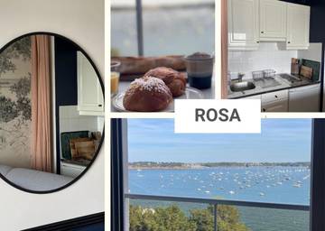 Gîte pour 2 personnes, avec balcon et vue dans Plage de l'Ecluse