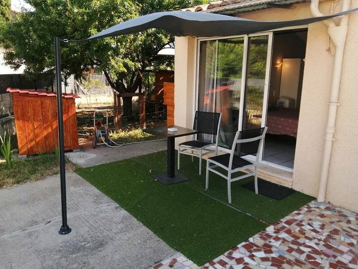 Gîte pour 2 personnes, avec jardin et piscine, animaux acceptés à Cuxac-d'Aude - 2