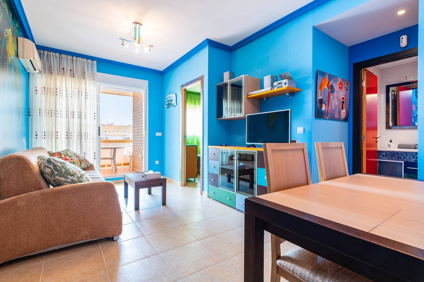 Apartamento entero, Apartamento 'Neptuno' con vistas al mar, Wi-Fi y aire acondicionado in Marina d'Or, Oropesa del Mar