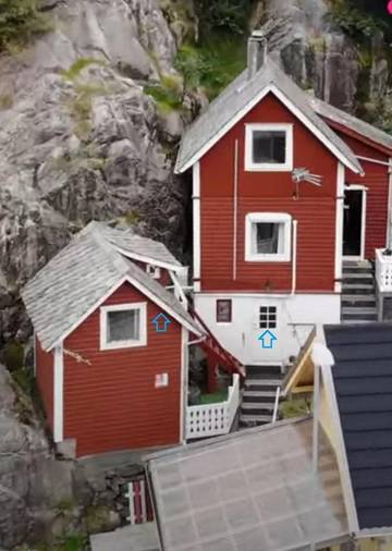 Ferienhaus für 2 Personen, mit Terrasse in Odda