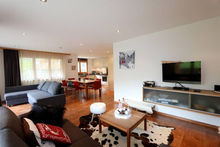 Gîte pour 6 personnes, avec balcon, adapté aux familles à Saas-Fee - 4