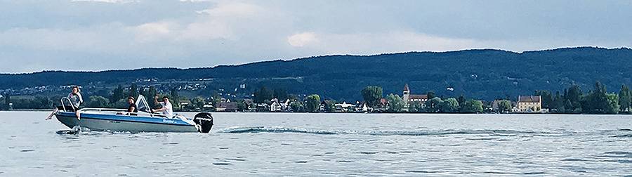 Ganze Ferienwohnung, Ferienhaus - Andrea Hagmüller - 2-Zimmer-Fewo, Eg + 1. Et. in Allensbach, Untersee