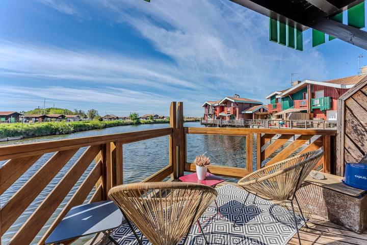Apartamento para 4 personas, con vistas al lago en Aquitania