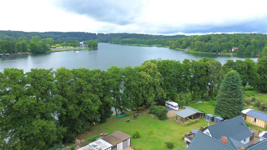 Camping für 4 Personen, mit Terrasse und Garten sowie Sauna und Ausblick