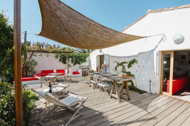 Location de vacances pour 4 personnes, avec terrasse ainsi que jardin et vue à Île-d'Aix - 3