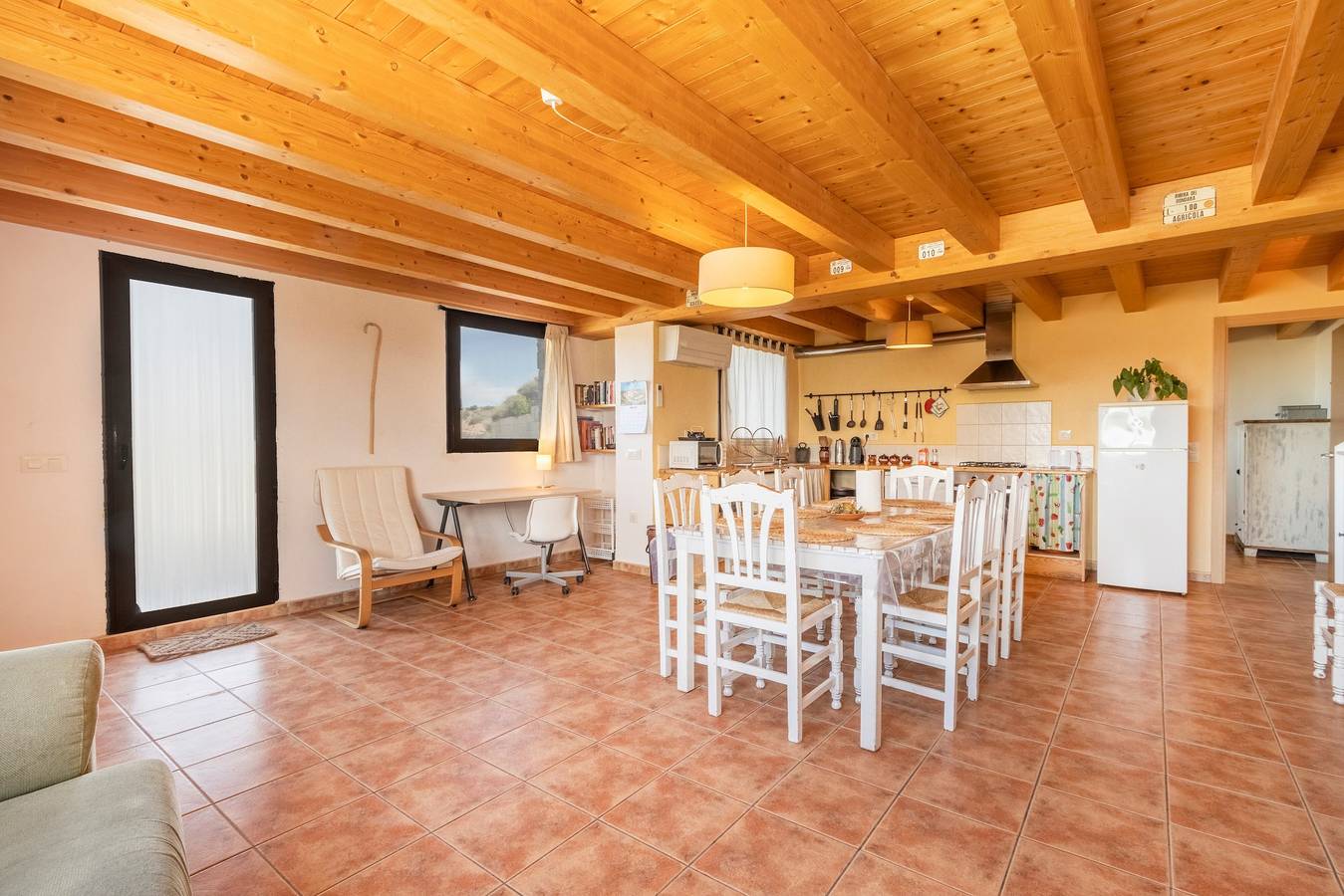 Bauernhaus 'El Refugi De Rubinat' mit Bergblick, Wlan und Klimaanlage in Ribera d'Ondara, Lleida Provinz