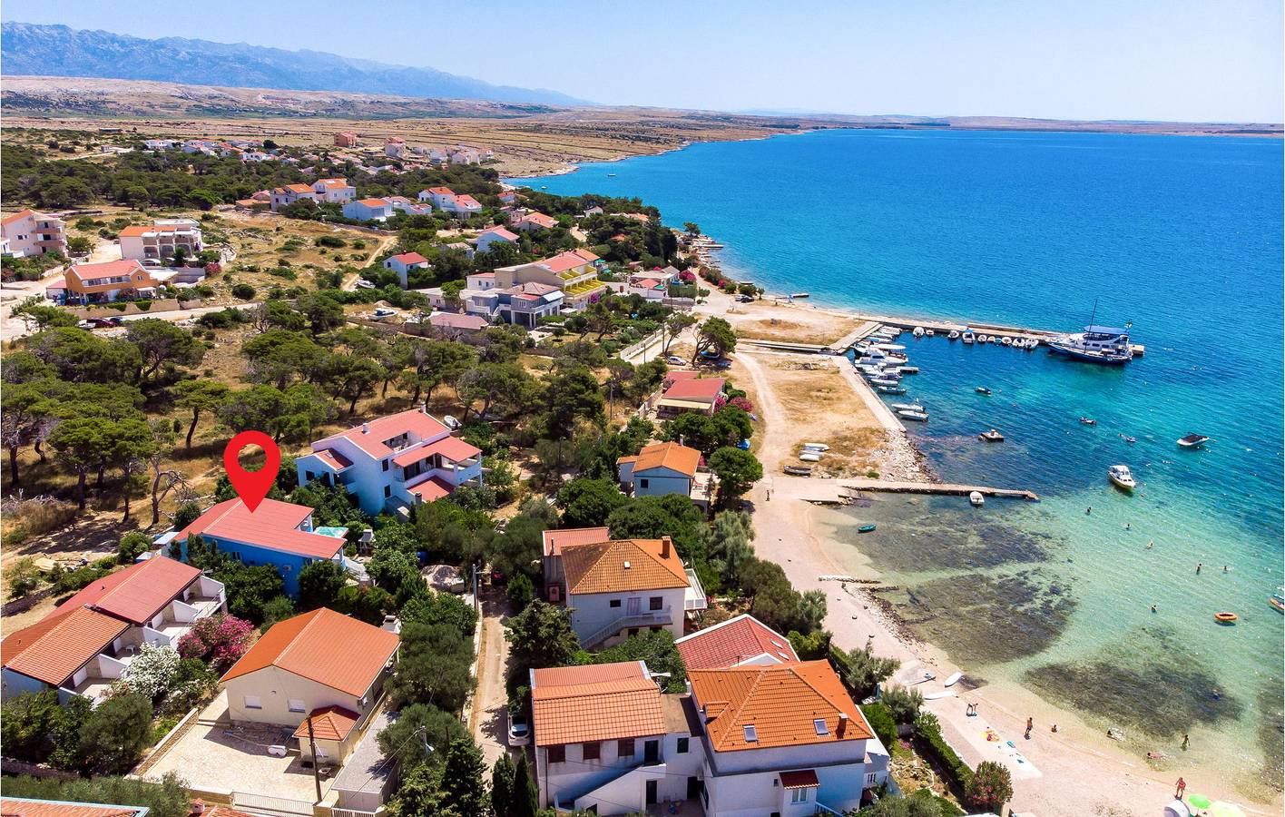 Ganze Ferienwohnung, Ferienwohnung für 4 Personen mit Terrasse in Pag Stadt, Pag