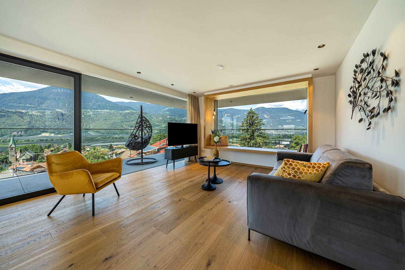 Ganze Wohnung, Ferienwohnung "Videre Penthouse Lodge" mit Bergblick, Wlan & Terrasse in Gargazon, Sarntaler Alpen