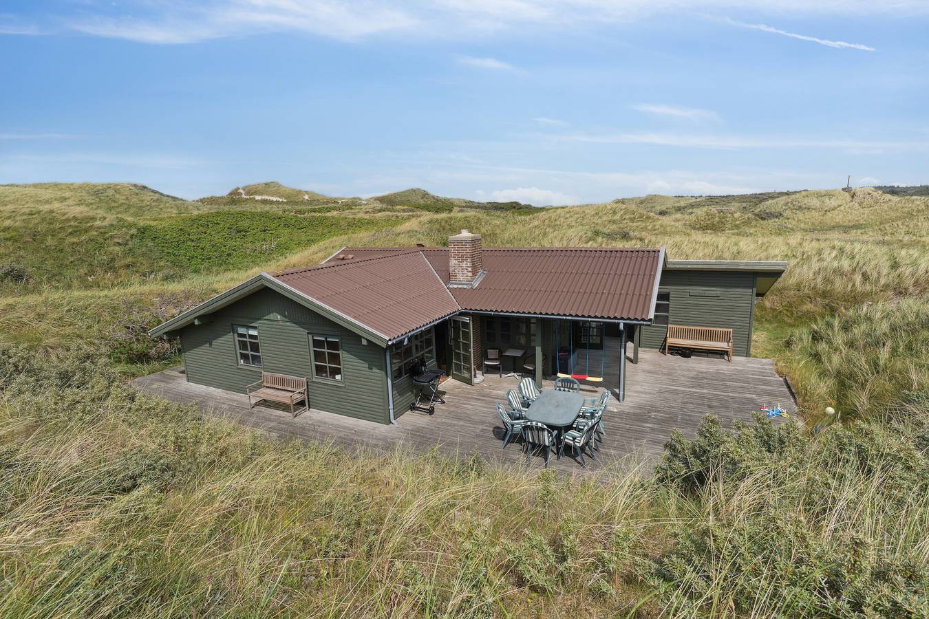 Feriehus for 9 personer med terrasse in Blokhus, Jammerbugt
