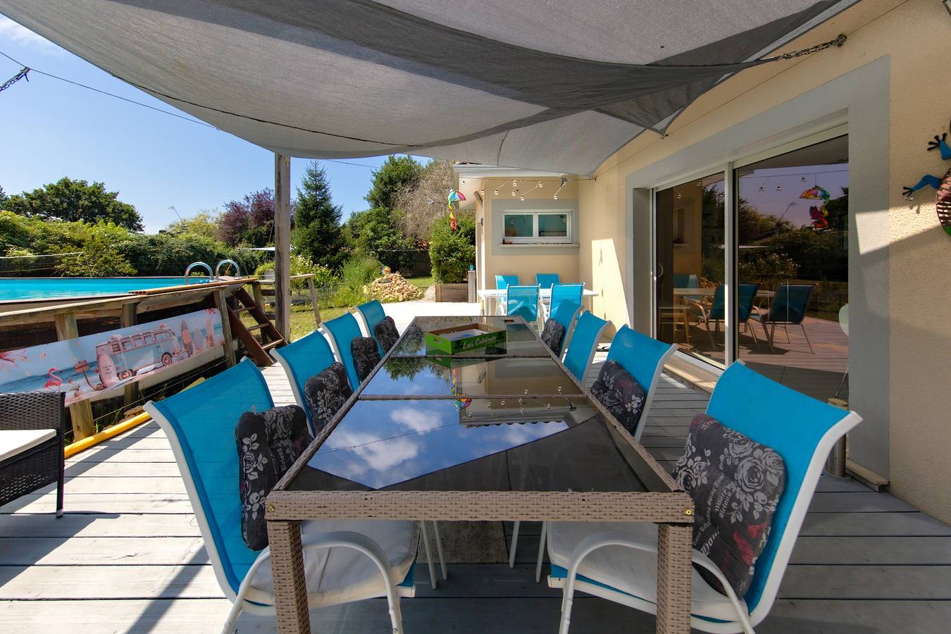 Villa 'Familiale Sur 3000m2 Avec Piscine' avec piscine privée, terrasse privée et Wi-Fi in Biscarrosse, Côte d’Argent