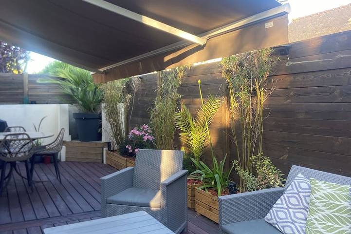 Maison de vacances pour 6 personnes, avec Terrasse et Jardin à Châteauneuf-d'Ille-et-Vilaine