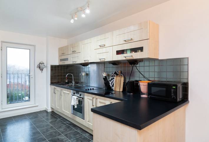 Ganze Ferienwohnung, Ferienwohnung für 6 Personen mit Balkon in Manchester, Greater Manchester