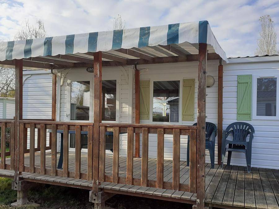 Camping Les P'tites Maisons dans la Prairie - Mobilhome 4 personnes - Mobil home Welcome - 2Ch 4 pers in Sallertaine, Vendée