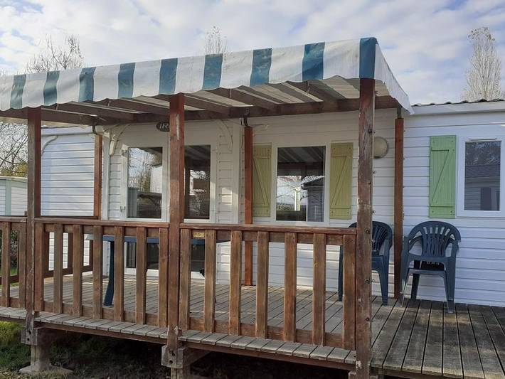 Camping Les P'tites Maisons dans la Prairie - Mobilheim 4 personen - Mobilheim Welcome - 2Ch 4 pers in Sallertaine, Vendée