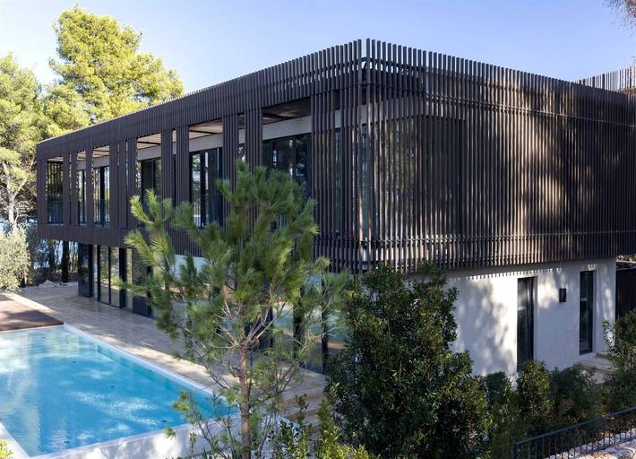 Villa mit pool für 10 Personen, mit Balkon/Terrasse und Terrasse sowie Sauna auf Hvar