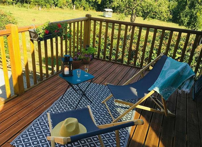 Location de vacances pour 5 personnes, avec jardin et vue dans Yvrench