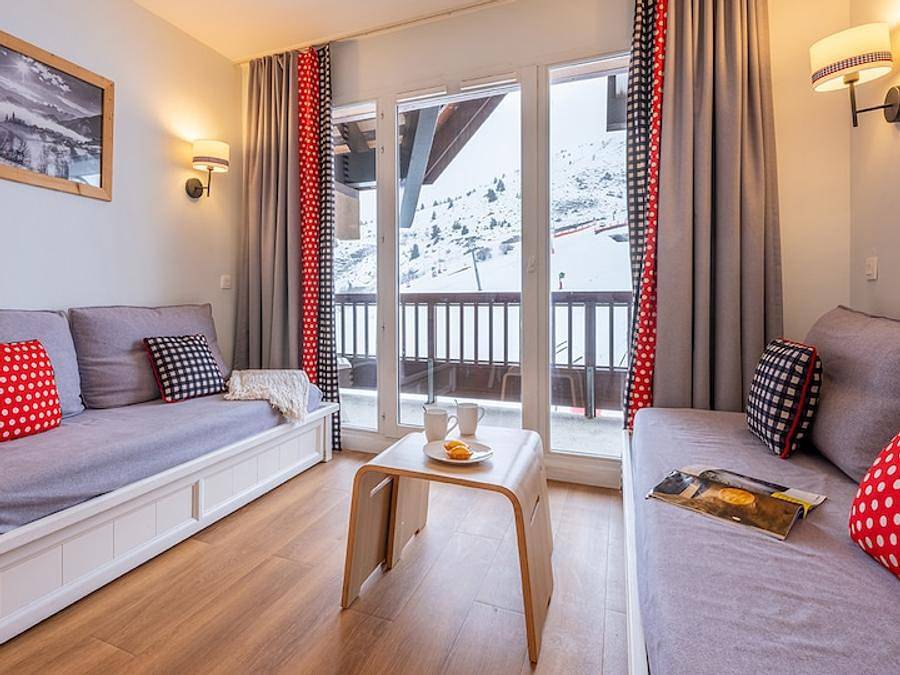 Pierre & Vacances Résidence Le Thabor - Apartment 6 persons - 1 bedroom + 1 sleeping area - Mountain view in Valmeinier, Saint-Jean-de-Maurienne region