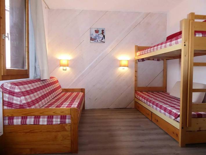 Studio pour 4 personnes, avec balcon