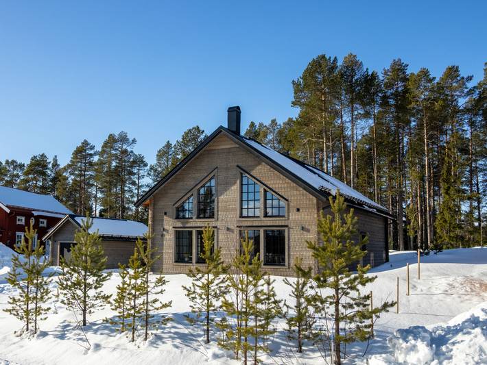 Ferienhaus für 8 Personen, mit Sauna und Terrasse sowie Garten und Ausblick - 1