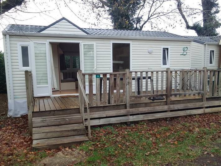 Camping Plein Air Neuvicois - Mobilheim 4 personen - Duo 56 in Périgord Blanc