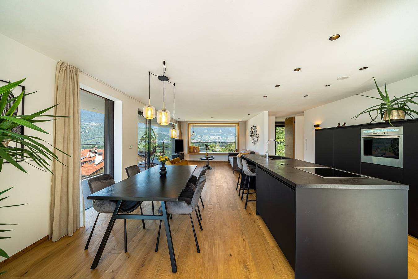 Ganze Wohnung, Ferienwohnung "Videre Penthouse Lodge" mit Bergblick, Wlan & Terrasse in Gargazon, Sarntaler Alpen