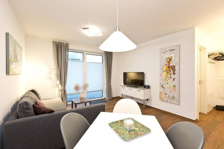 Ferienwohnung für 3 Personen, mit Terrasse in Röbel, Müritz