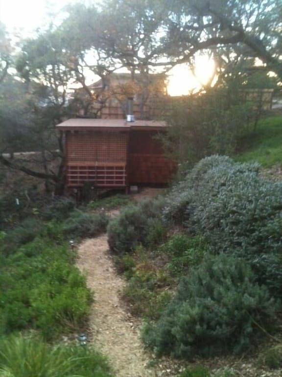 Log cabin for 5 people, with sauna and terrace in Big Sur