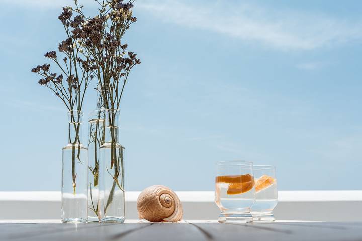 Ferienwohnung für 3 Personen, mit Terrasse und Garten sowie Ausblick auf Naxos - 3