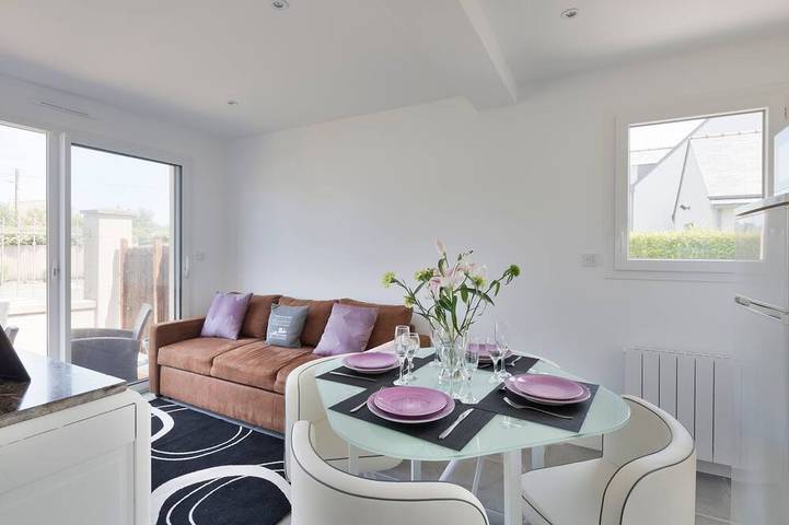 Entire apartment, Le Repos- À 300 m de la plage, St Lunaire in Saint-Lunaire, Saint-Malo region