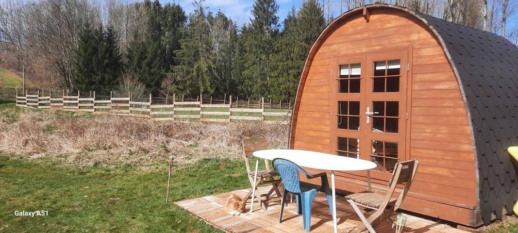Tente pour 2 personnes, avec vue et vue sur le lac dans les Ardennes - 4