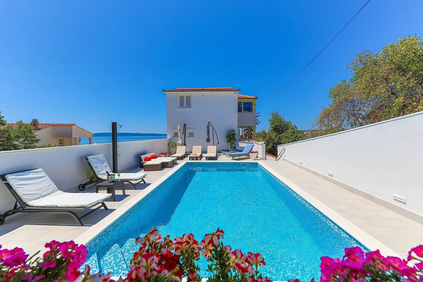Villa pour 12 personnes avec piscine in Okrug Gornji, Čiovo