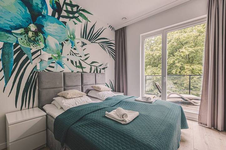 Ganze Wohnung, Lince Apartment | Mit großer Terrasse in Baumkronen in Białowieża-Nationalpark