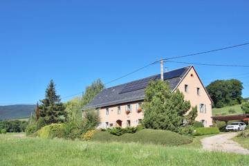 Gîte pour 3 personnes, avec sauna et jardin, animaux acceptés à Orbey
