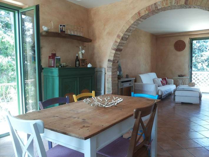 Casa vacanza per 4 persone, con Balcone e Terrazza nonché Giardino e Panorama a Atri