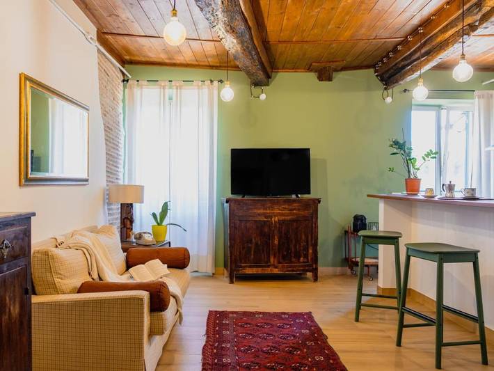 Appartamento per 4 persone, con panorama e terrazza in Castelnuovo di Porto