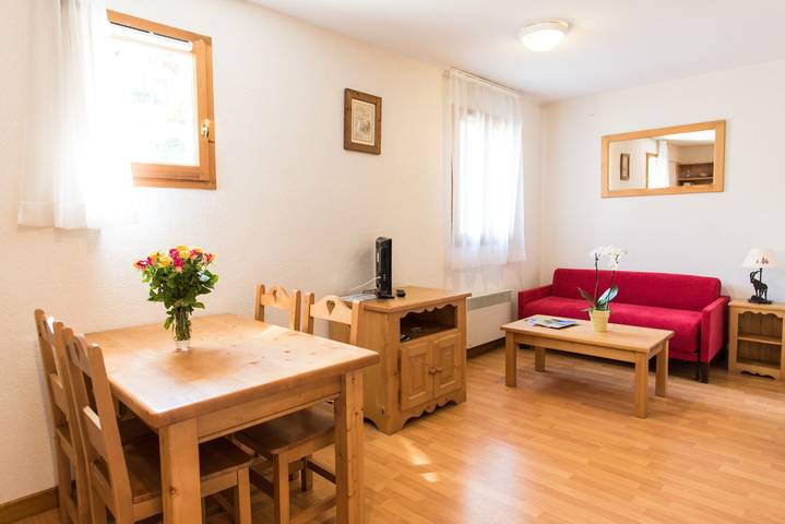 Studio für 5 Personen, mit Pool und Sauna sowie Balkon