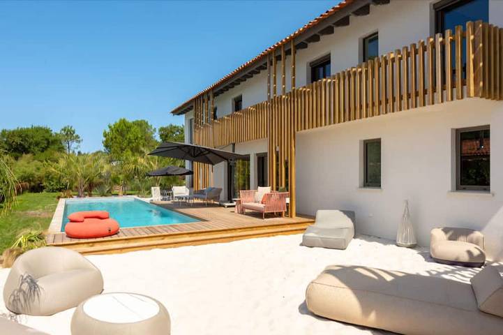 Holiday rental for 10 people, with garden in Capbreton