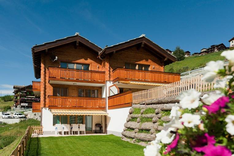 Ganze Ferienwohnung, Clarino, Azapartments.ch, B&B - Clarino 8-Bettwohnung in Grächen, Walliser Alpen